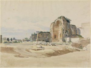 Temple of Venus and Roma in Rome by Ernst Fries