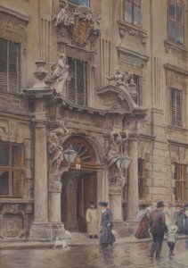 The Portal of the Palais Kinsky by Ernst Graner