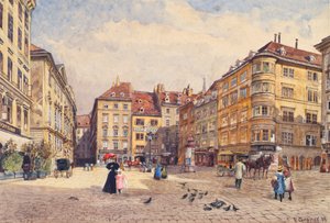 The Judenplatz in Vienna