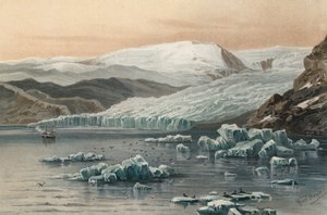 Tyndall Glacier, North-West Greenland by Ernst Heyn