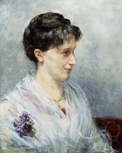 Portrait of Maria by Ernst Josephson