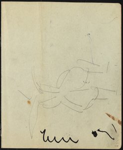 Dancers and Performers (Page from a Sketchbook) by Ernst Ludwig Kirchner