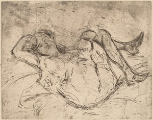 Dreaming Girl by Ernst Ludwig Kirchner
