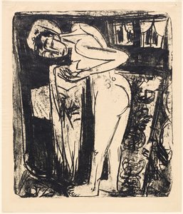 Standing Nude in a Room, 1921 by Ernst Ludwig Kirchner