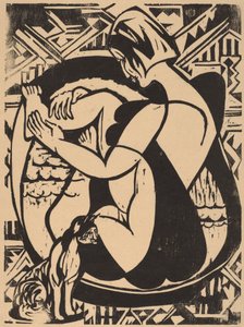 Woman in the Bathtub, 1936 by Ernst Ludwig Kirchner