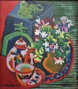 1920 Kirchner Still Life by Ernst Ludwig Kirchner