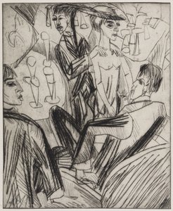 Bartanz by Ernst Ludwig Kirchner