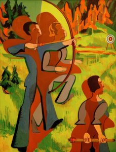 Archers by Ernst Ludwig Kirchner