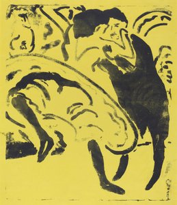 Dancing Couple by Ernst Ludwig Kirchner