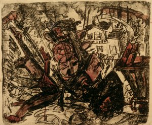 The Train Accident by Ernst Ludwig Kirchner