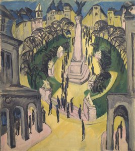 Belle-Alliance Square in Berlin by Ernst Ludwig Kirchner