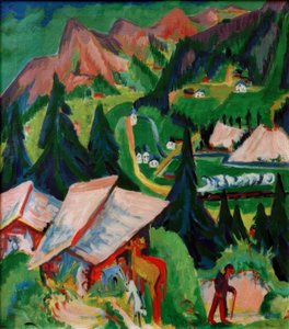 The Junkerboden from the Stafel by Ernst Ludwig Kirchner