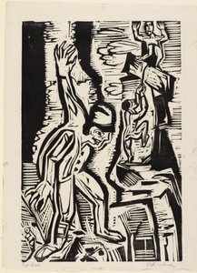 The Mountaineers by Ernst Ludwig Kirchner