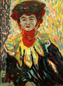 Doris with Ruff by Ernst Ludwig Kirchner