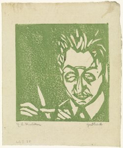 Glassblower (Walter Kirchner) by Ernst Ludwig Kirchner