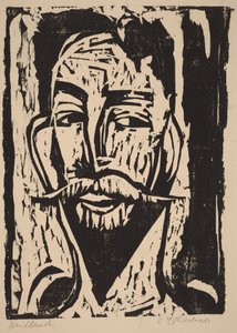 Head of Prof. Dr. Graef by Ernst Ludwig Kirchner