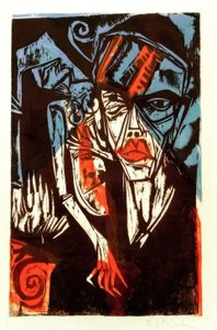 Struggles (Torments of Love) by Ernst Ludwig Kirchner