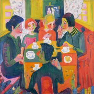 Coffee Table. 1923/24 by Ernst Ludwig Kirchner