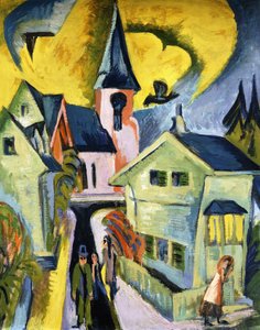 Konigstein with Red Church