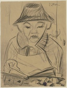 Reading Boy by Ernst Ludwig Kirchner