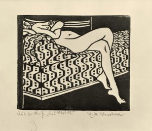 Nude Girl on the Sofa