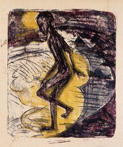 Man Rising from the Sea by Ernst Ludwig Kirchner