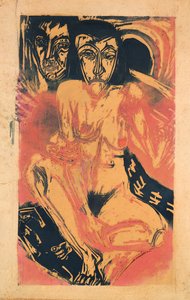 Melancholy Girl by Ernst Ludwig Kirchner