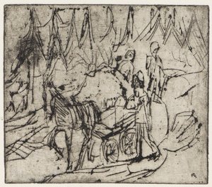 Milk Cart by Ernst Ludwig Kirchner