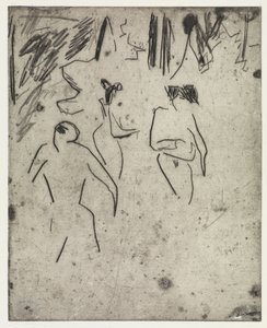 Moritzburg Bathers in the Thicket/The Sick Dodo