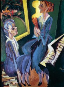 Music Room by Ernst Ludwig Kirchner
