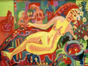 Nude Girl on Divan