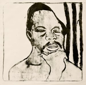 Negro Head by Ernst Ludwig Kirchner