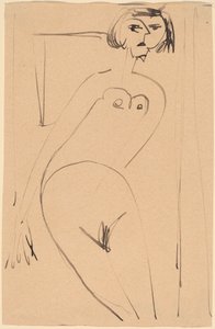 Nude by Ernst Ludwig Kirchner