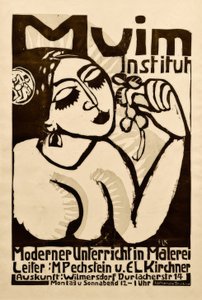 Muim Institute Poster by Ernst Ludwig Kirchner
