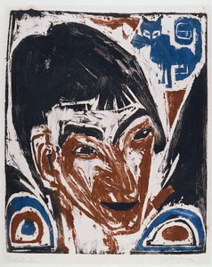 Portrait of Otto Mueller by Ernst Ludwig Kirchner