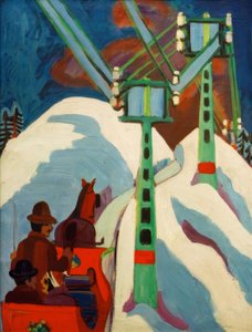 Sleigh Ride by Ernst Ludwig Kirchner
