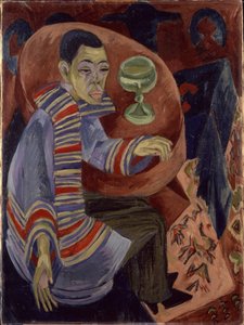 Self-portrait as a Drinker by Ernst Ludwig Kirchner