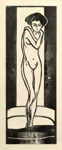 Standing Nude Girl with Crossed Arms