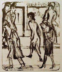Street by Ernst Ludwig Kirchner