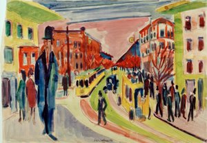 Street Scene by Ernst Ludwig Kirchner