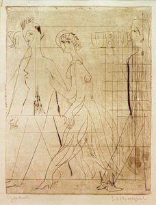 Street Scene by Ernst Ludwig Kirchner