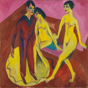 Dance School (Ballet Scene) by Ernst Ludwig Kirchner