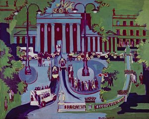 The Brandenburg Gate, Berlin by Ernst Ludwig Kirchner