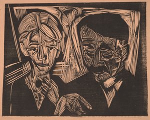 The Married Couple Müller by Ernst Ludwig Kirchner