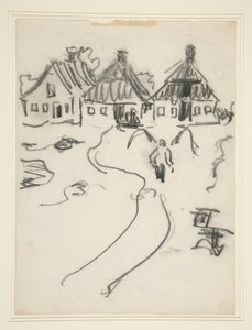 Three Houses by Ernst Ludwig Kirchner