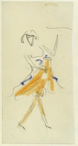 A Dancer. by Ernst Ludwig Kirchner