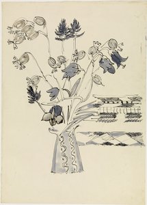 Vase with Flowers by Ernst Ludwig Kirchner