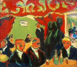 Wine Tavern by Ernst Ludwig Kirchner