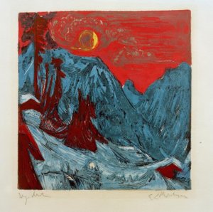 Winter Moon Night