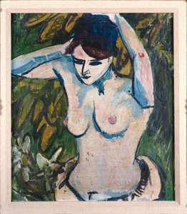 Woman with Raised Arms by Ernst Ludwig Kirchner